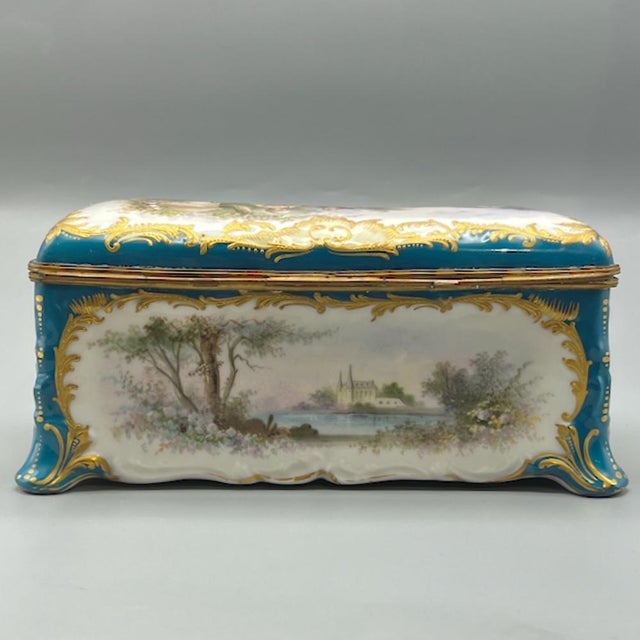 Large Louis-Philippe Sèvres Porcelain Casket, 1848 For Sale - Image 14 of 18