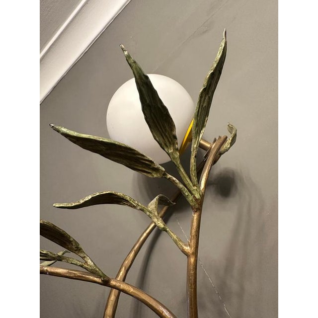 Large French Olivia Floor Lamp by Jean Claude Mahey, 1980s For Sale - Image 13 of 14