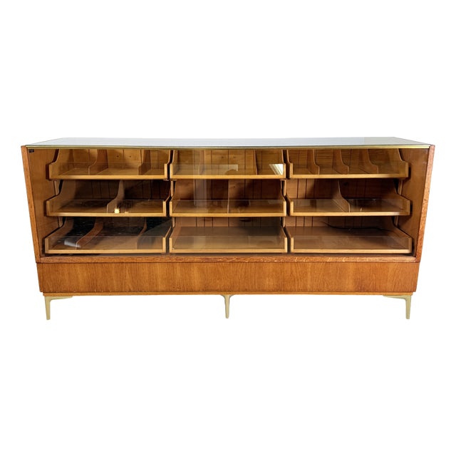 Vintage Oak Display Counter from Haka Ladenmöbel, 1960s For Sale
