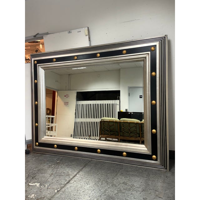 Design Plus Gallery presents a Leaning Full Length Mirror from Bassett Furniture. This oversized rectangular mirror has a...