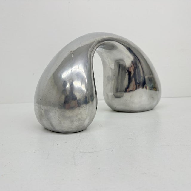 Biomorphic Sculpture Object in Aluminum by Eva & Peter Moritz for Ikea, 1980 For Sale - Image 4 of 18