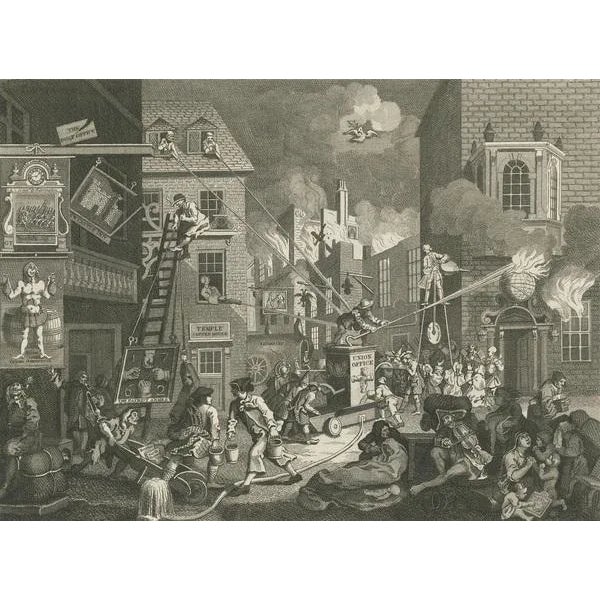 Thomas Cook, Urban Turmoil and Rural Life: A Dual Perspective, 1800, Print For Sale - Image 6 of 7