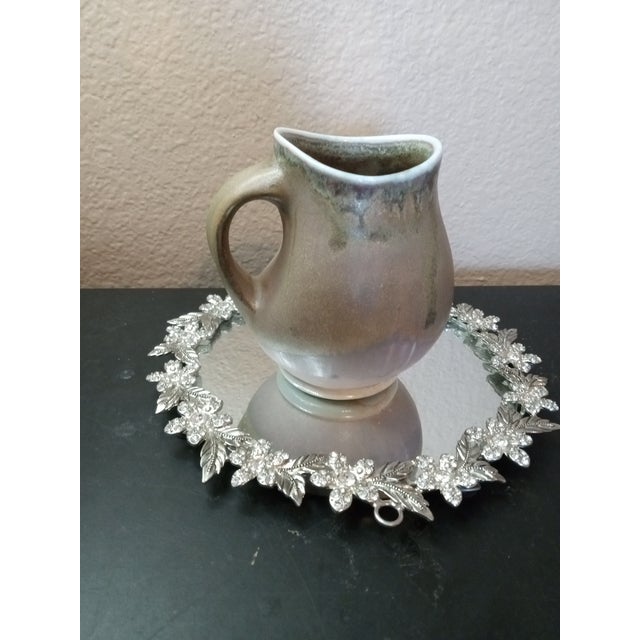 Exquisite Artisan Signed Glazed Stoneware Bud Pitcher Made in Italy For Sale In Dallas - Image 6 of 6