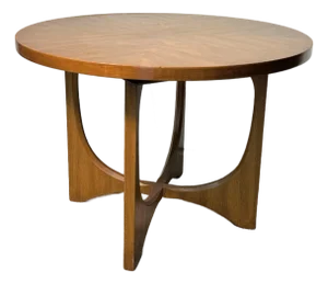 1960s Attributed to Broyhill Brasilia Round Side Table