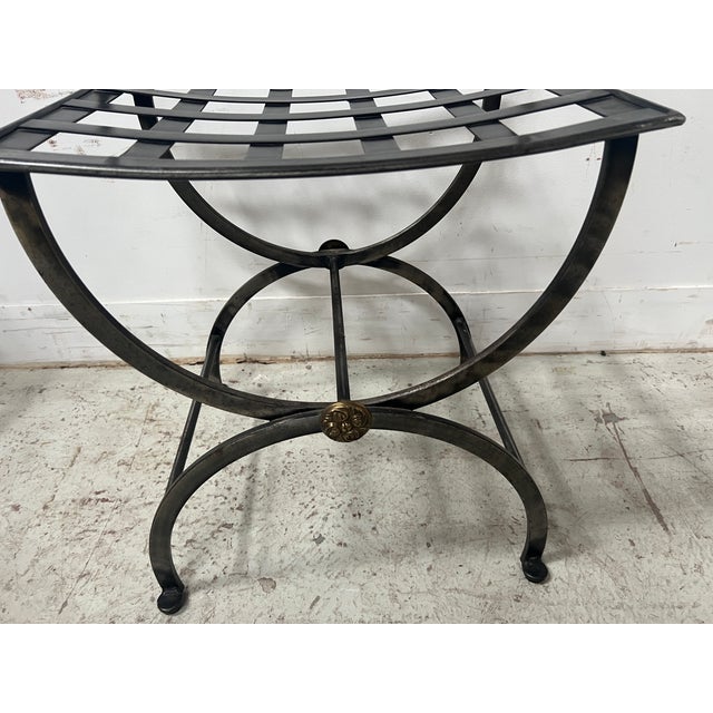 Veranda Chairs in Wrought Iron, Set of 4 For Sale - Image 5 of 16