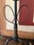 Mid Century Modern Metal Table Lamps With Original Shades Sculptural Iron Base - A Pair For Sale In Chicago - Image 6 of 12