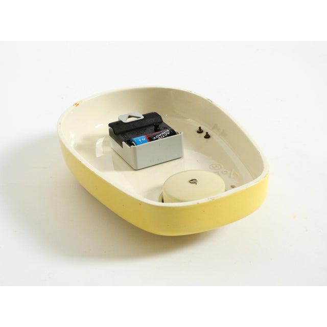 Mid-Century Modern Wall Clock by Mauthe with Glazed Ceramic Case, 1950s For Sale - Image 17 of 18