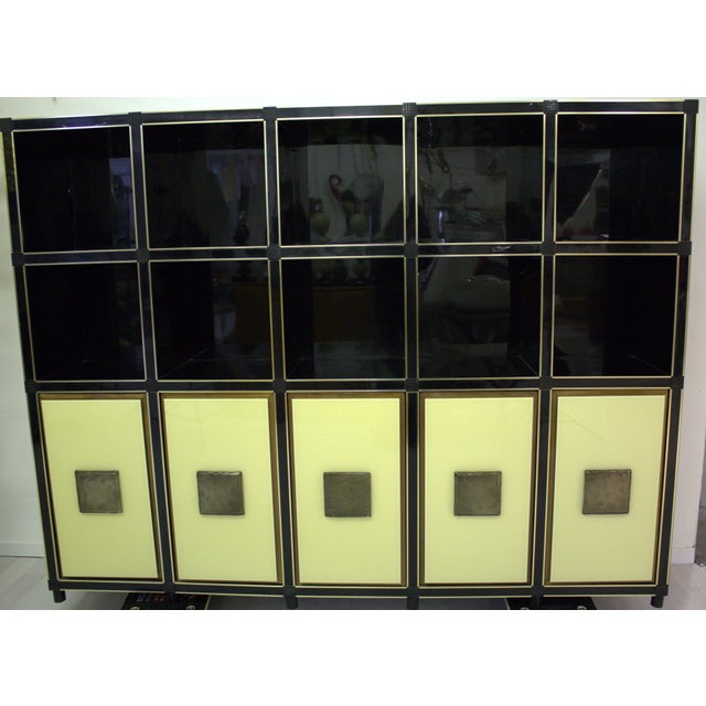 Beige Vintage Bookcase, 1980s For Sale - Image 8 of 8