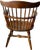 Set of 6 Vintage Bent Brothers Solid Maple Sack-Back Windsor Captain's Dining Chairs, Circa 1940s For Sale - Image 11 of 17