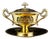 Covered Sugar Bowl in Silver-Gilt For Sale