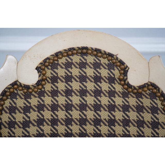Set of 8 Hickory White Country French Dining Chairs For Sale - Image 17 of 18