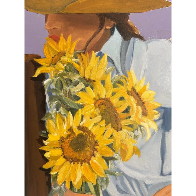 "Sundown" Modern Original Oil Painting, by Jennifer Hohlfelder For Sale - Image 10 of 10