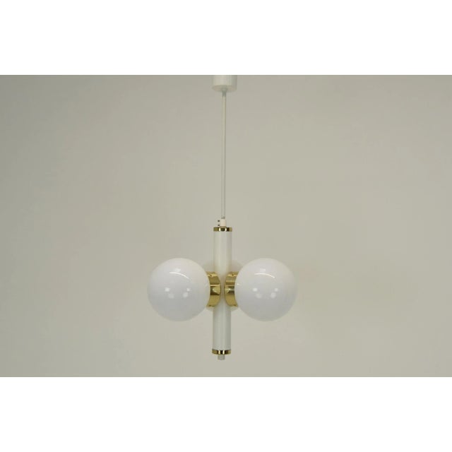Mid-Century Pendant Light attributed to Instala Decin, 1970s For Sale - Image 6 of 13