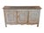 A large and handsomely proportioned 18th century French enfilade in the Louis XV manner, with a scrubbed natural wood top...