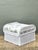 Vintage Braided White Rattan Ottoman For Sale In West Palm - Image 6 of 12