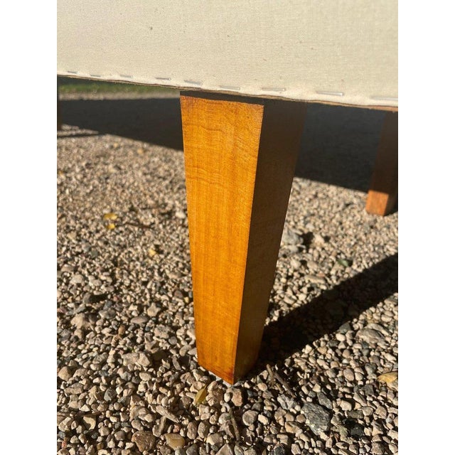 Gold 20th Century Bistro Bench, 1950s For Sale - Image 8 of 10