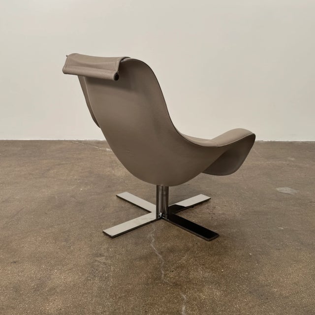 B&B Italia B & B Italia Mart Swivel Armchair For Sale - Image 4 of 7