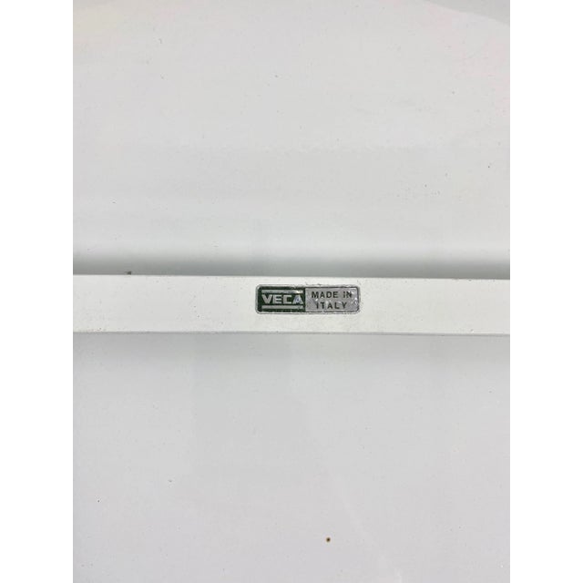 Yellow Yellow Convex Glass & Chrome Wall Mirror from Veca, Italy, 1960s For Sale - Image 8 of 9