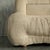 Mid-Century Modern Italian Ruched Fabric Three-Seater Sofa, 1970s For Sale - Image 3 of 4