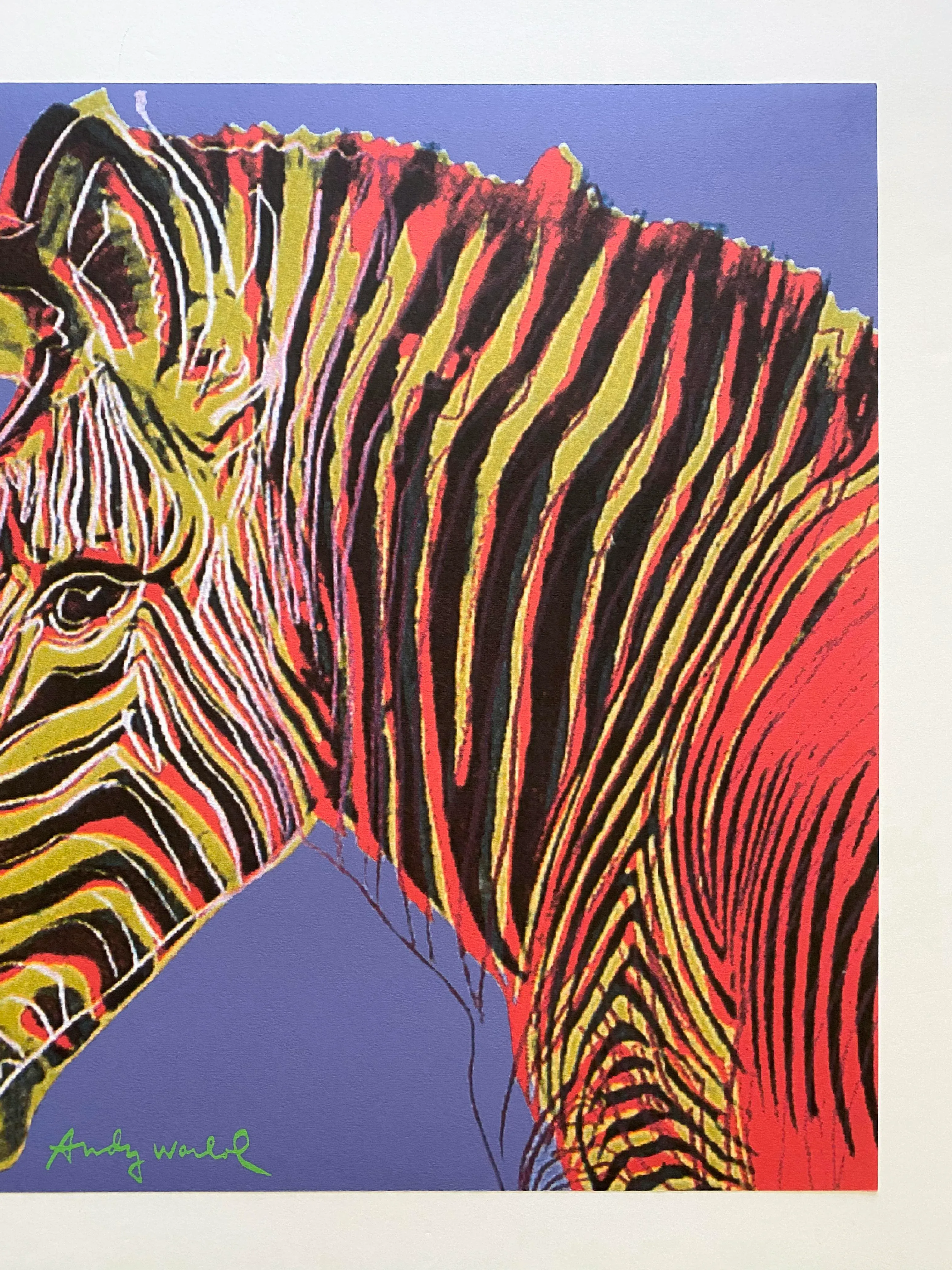 Andy Warhol Vintage 1986 Lmtd Edtn Endangered Species Large Fine