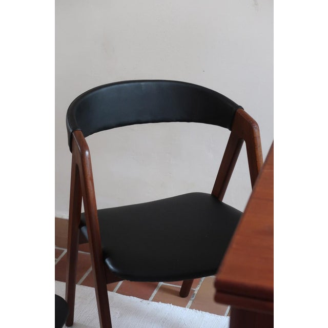 Teak Model 205 Dining Chairs attributed to Thomas Harlev for Farstrup Møbler, Denmark, 1960s, Set of 2 For Sale - Image 3 of 11