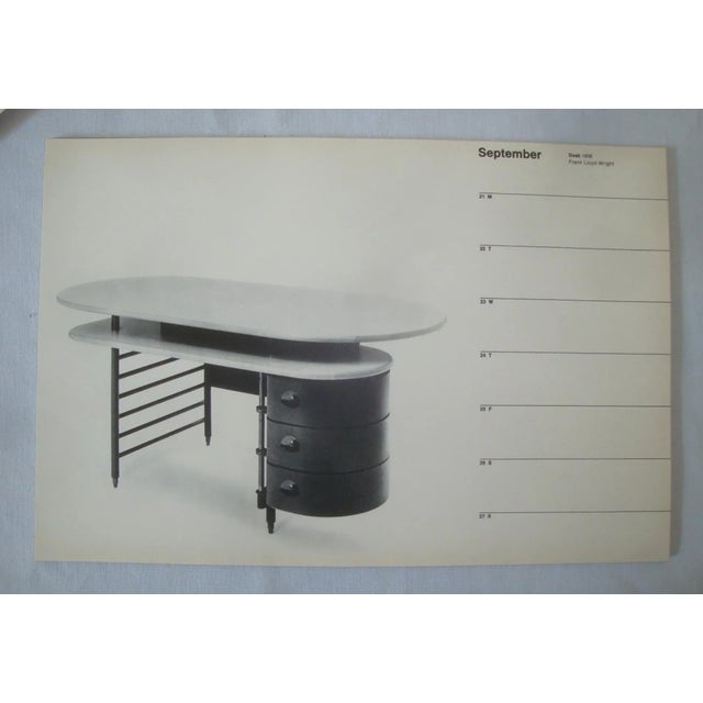 1970 MidCentury Modern Design Lucite Calendar For Sale - Image 12 of 13