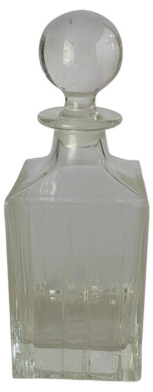 Baccarat Style Crystal Whiskey Decanter, France, 1900s