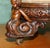 Anitque Victorian Carved Ottoman, 1840s For Sale - Image 3 of 14