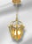 1920s Rococo Lanterns Pendant Lights With Etched Glass - a Pair For Sale - Image 4 of 15
