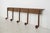 Industrial Antique Wrought Iron Industrial Wall Rail Rack For Sale - Image 3 of 10