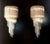 Large Italian Murano Glass Wall Sconces, 1985, Set of 2 For Sale - Image 4 of 14