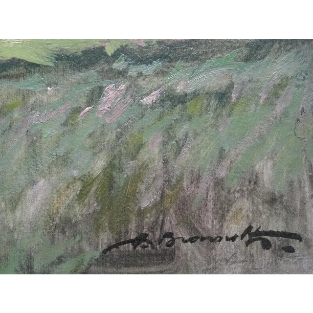 Spring. Oil on cardboard, 40x50 cm alfejs bromults (1913.3.iv - 1991.11.i) his first professional education was at...