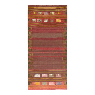 Vintage Persian Sofreh Kilim - 2'11" x 5'5" For Sale