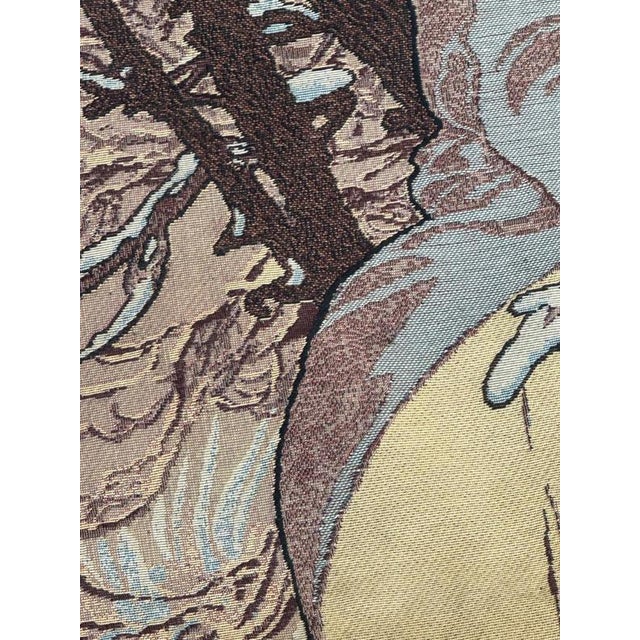 2000 - 2009 French Aubusson Style Jacquard Tapestry Winter by Alphonse Mucha, 2000s For Sale - Image 5 of 18