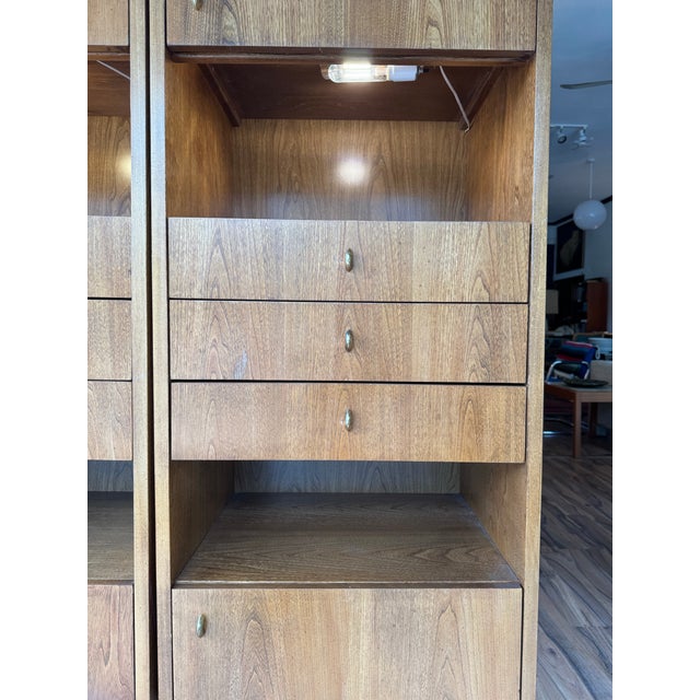 Wood Mid 20th Century Matching Set of Founders Wall Display Cases For Sale - Image 7 of 12