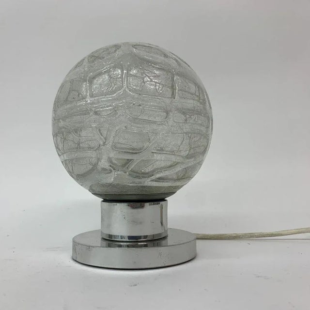 Silver Table Lamp from Doria Leuchten, 1970s For Sale - Image 8 of 8
