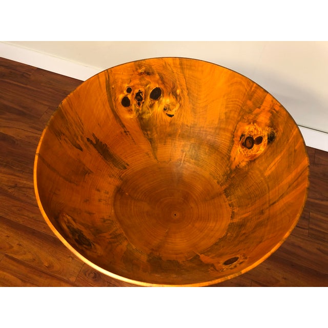 Wayne Omura Large Hawaiian Norfolk Pine Bowl Chairish