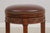 Set of 3 Stickley Cherry Leather Seat Counter Stools For Sale In Philadelphia - Image 6 of 16