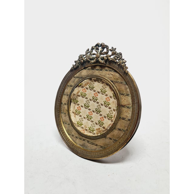 Bronze and Glass Rococo Frame, France, 1890s For Sale - Image 10 of 10