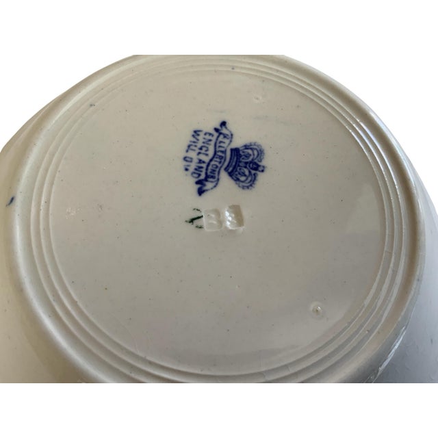 1920s Antique Allertons Blue Willow Fruit Berry Bowls Set of 3 Made in Staffordshire England C. 1920s For Sale - Image 5 of 5