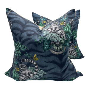 Clarke and Clarke Lemur Pillows- A Pair