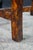 Vintage Chinese Chippendale Faux Tortoise Shell Pierced Trellis Bench Arm Chair For Sale - Image 14 of 18