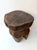 Wood Mid-Century Modern Pair of Brutalist Massive Wood Mushroom Stools. Italy, 1960s For Sale - Image 7 of 13