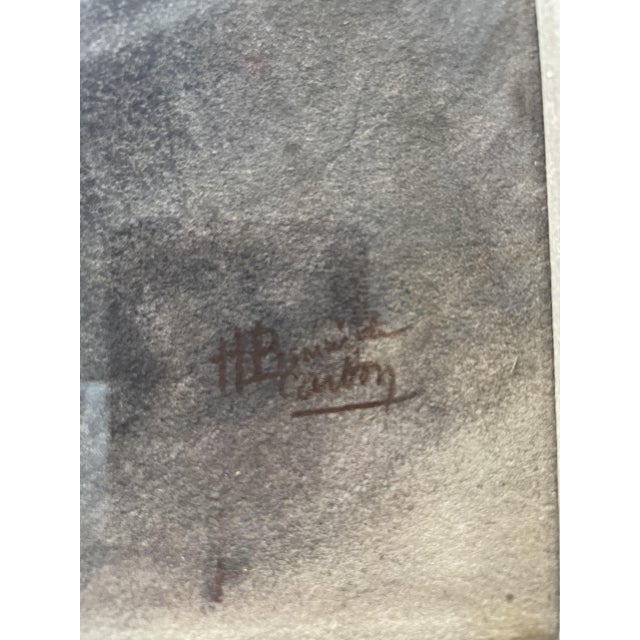 French Artist, Portrait of a Man, Early 20th Century, Pastel Drawing, Framed For Sale - Image 5 of 11