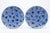 A Pair of Vintage Moroccan Safi Hand-Painted Ceramic Platters / Shallow Bowls For Sale In West Palm - Image 6 of 12