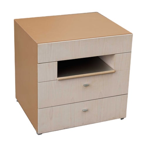 Vintage Nightstand in Beech, 1983 For Sale