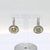 18k White Gold With Natural Round Vivid Fancy Yellow Diamond Drop Earrings, Pair For Sale In Phoenix - Image 6 of 11