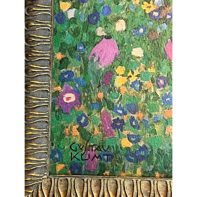 Gustav Klimt Vintage 1995 Poster of "The Kiss" by Top Art Milano, Framed Reproduction For Sale - Image 15 of 18