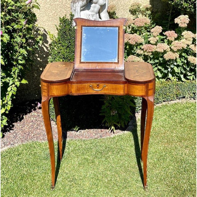 Louis XV Marquetry Dressing Table For Sale - Image 13 of 13