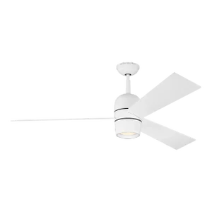 Thomas O'Brien by Visual Comfort Fan Alba 60" LED Ceiling Fan in Matte White